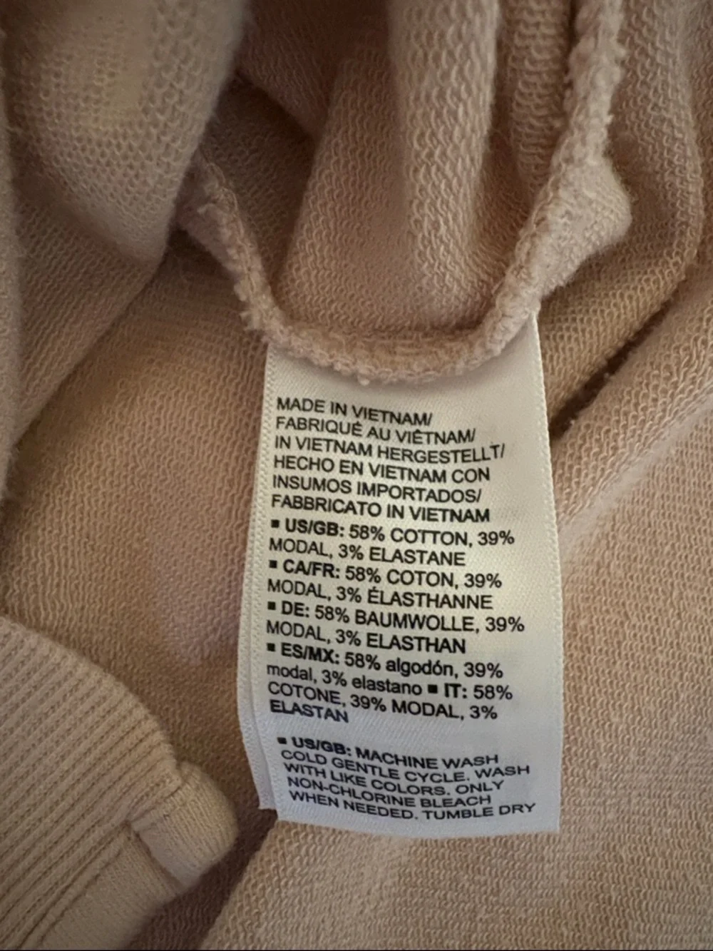 Anthropologie Daily Ritual Terry Cotton Modal Long Sleeve Crew Neck V Sweatshirt - Picture 8 of 12